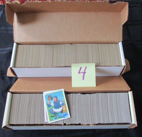 (2) Sets Topps Baseball cards, 1989 & 1990, in boxes