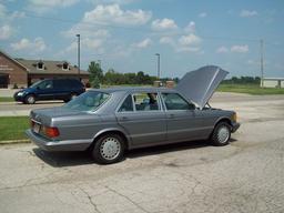 1987 Mercedes Benz 420S, 4 door, gas, w/ 121,000 miles