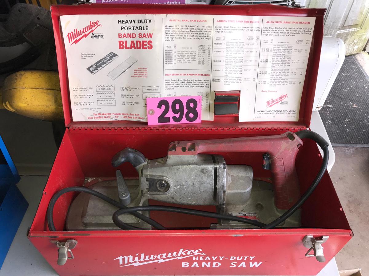 Milwaukee portable bandsaw