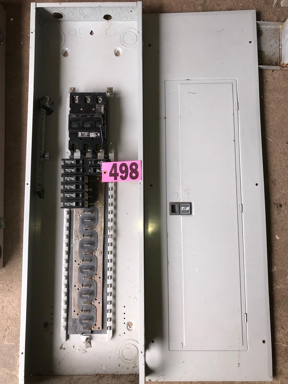 Elec. breaker box & breakers