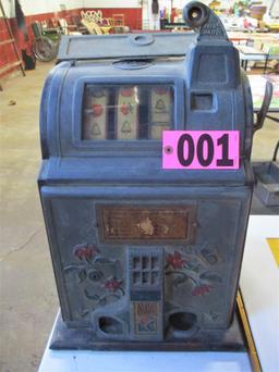 Mills Poinsetta 5 cent Slot Machine, January 17, 1922