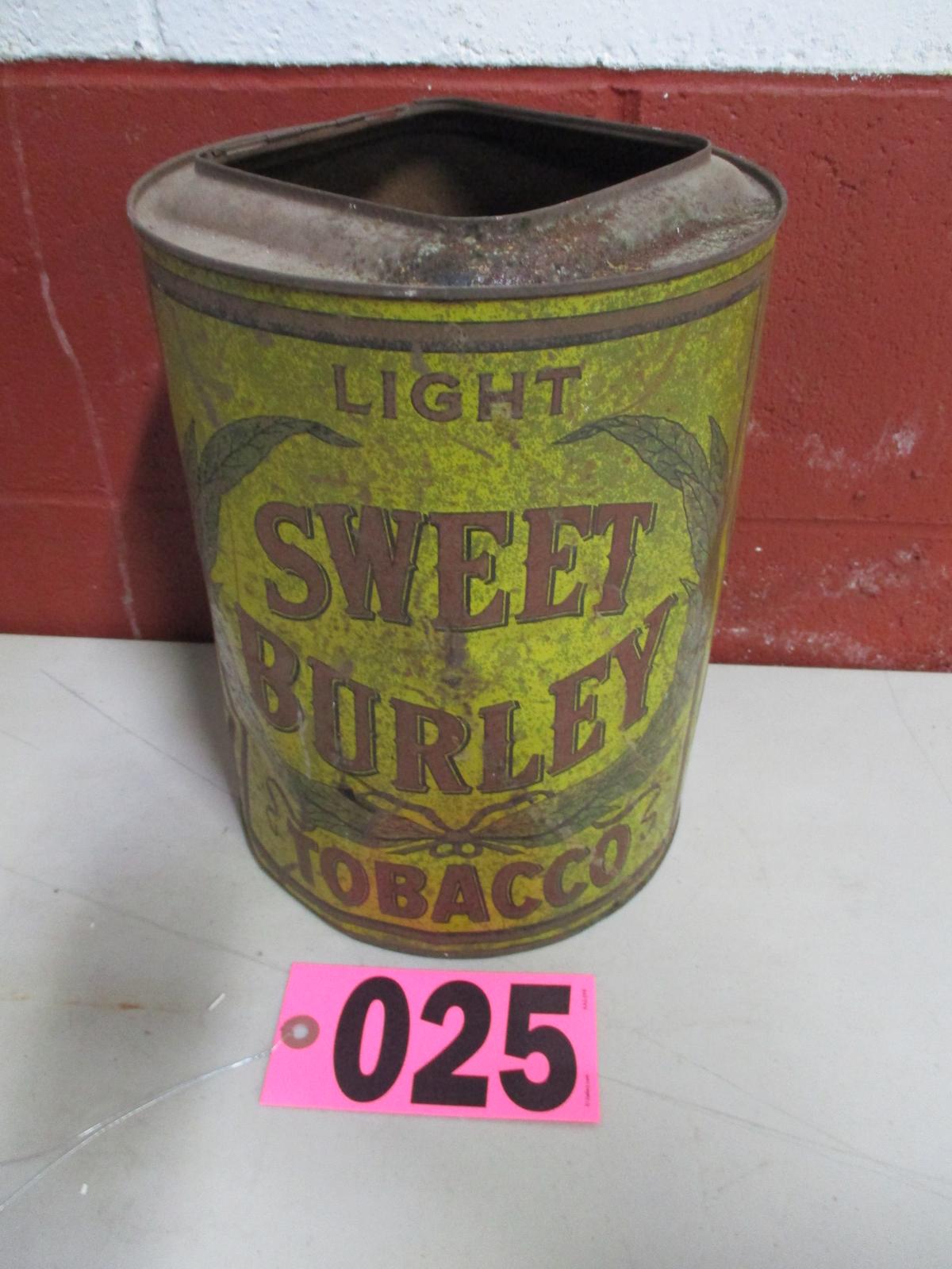 Sweet Burley Tobacco tin