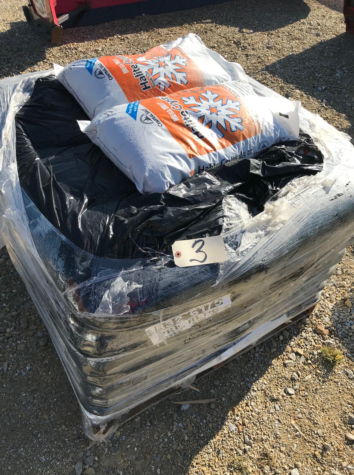 Pallet of Mega Melt Rock Salt