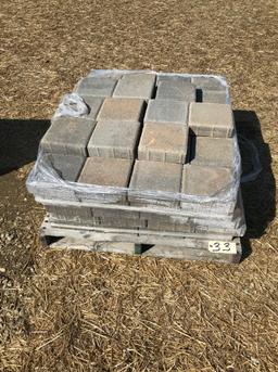 Pallet of 8" x 8" pavers