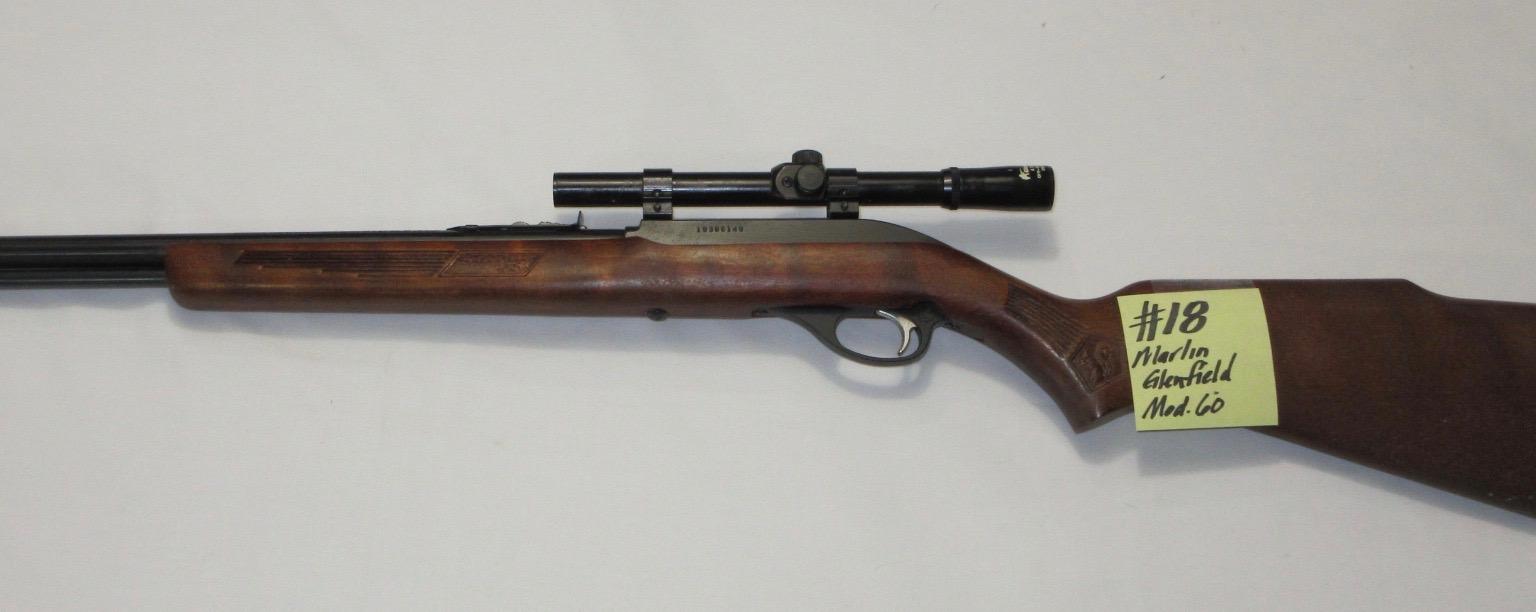 Marlin Glenfield Mod 60.-22L w/Glenfield 4x15 scope rifle