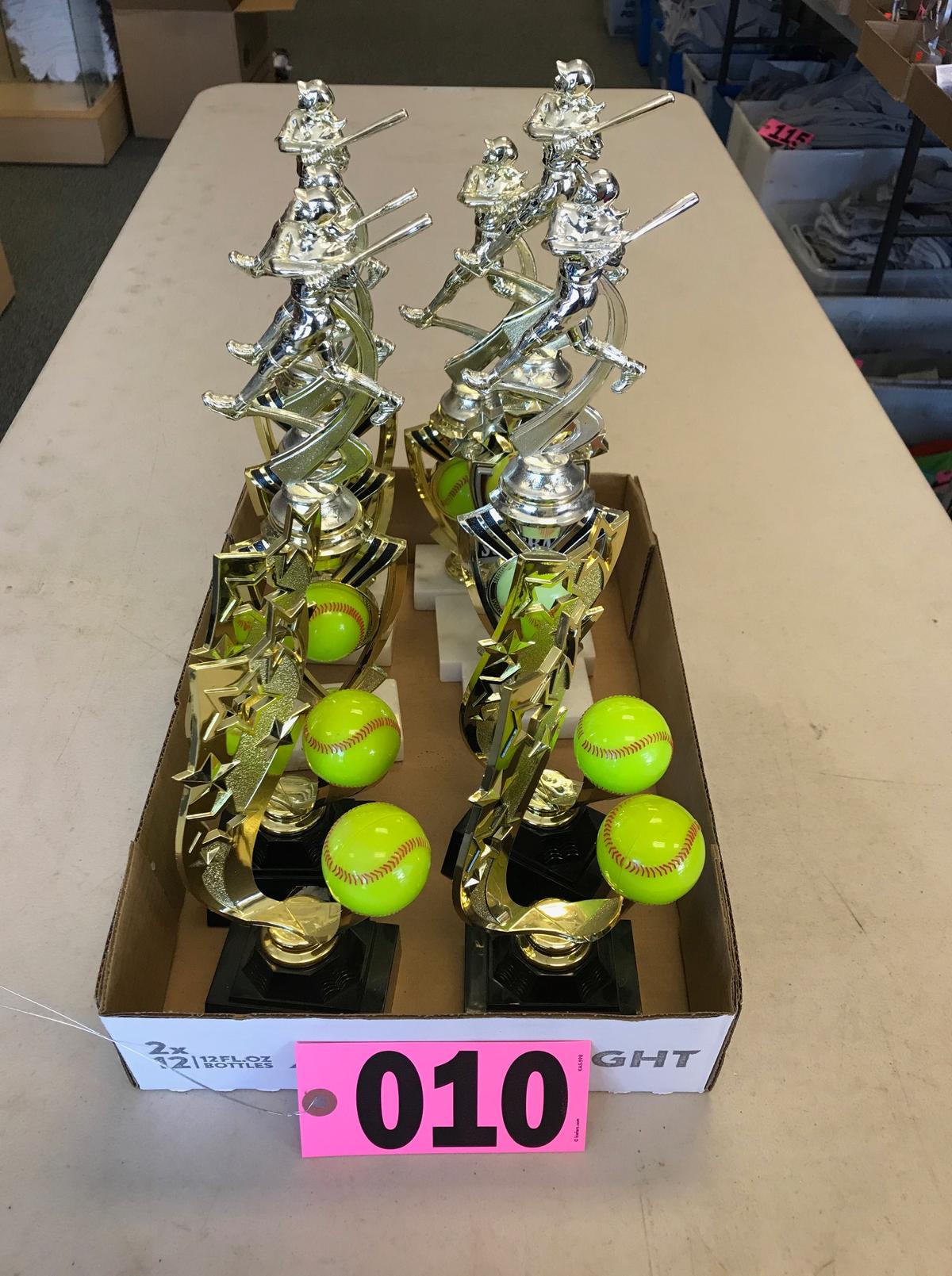 Assrtd. softball trophies
