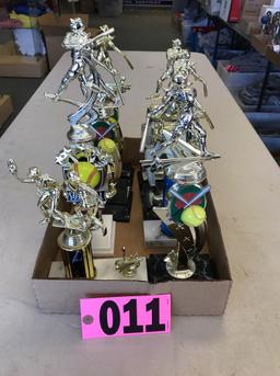 Assrtd. softball trophies