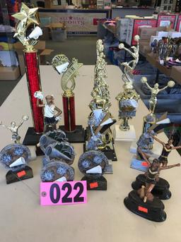 Assrtd. cheer trophies