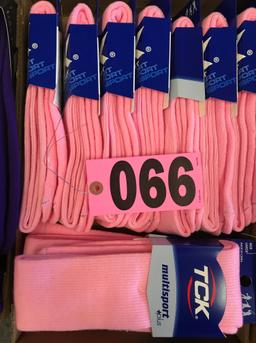(10) Adult large pink socks