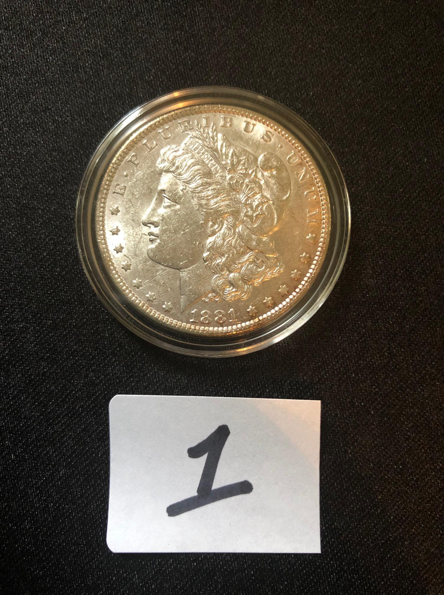 1881 Morgan Silver Dollar