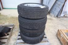 Set-Firestone Transforce LT245/75R17 Tires/Rims/Hubcaps (NEW Takeoffs)