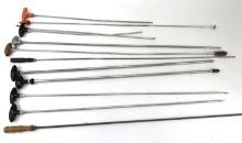 LOT (11) CLEANING RODS