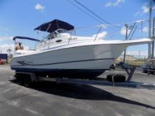 2003 COBIA 25 WALKAROUND BOAT WITH TRAILER