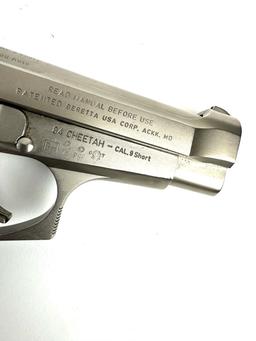 BERETTA MODEL 84 CHEETAH .380 ACP PISTOL NICKEL