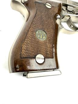 BERETTA MODEL 84 CHEETAH .380 ACP PISTOL NICKEL