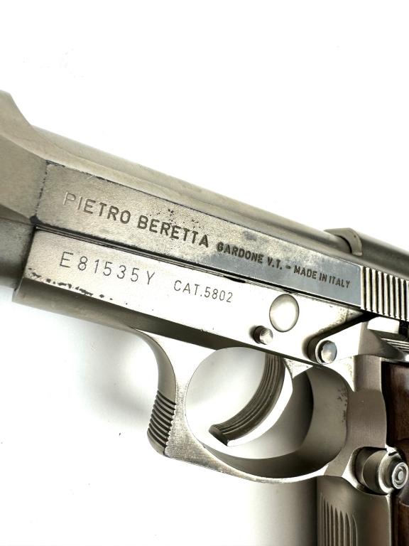 BERETTA MODEL 84 CHEETAH .380 ACP PISTOL NICKEL