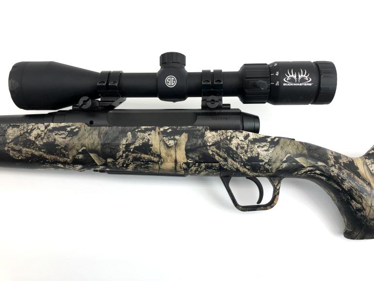 SAVAGE AXIS 7MM-08 REM. BOLT CAMO RIFLE WITH SCOPE