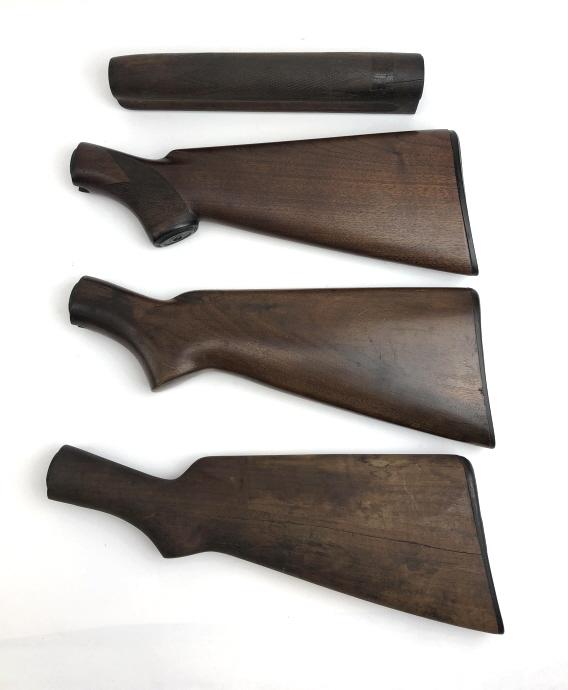 LOT OF WINCHESTER SHOTGUN BUTT STOCKS & FOREARM