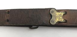 ADJUSTABLE LEATHER SLING FOR WINCHESTER RIFLE