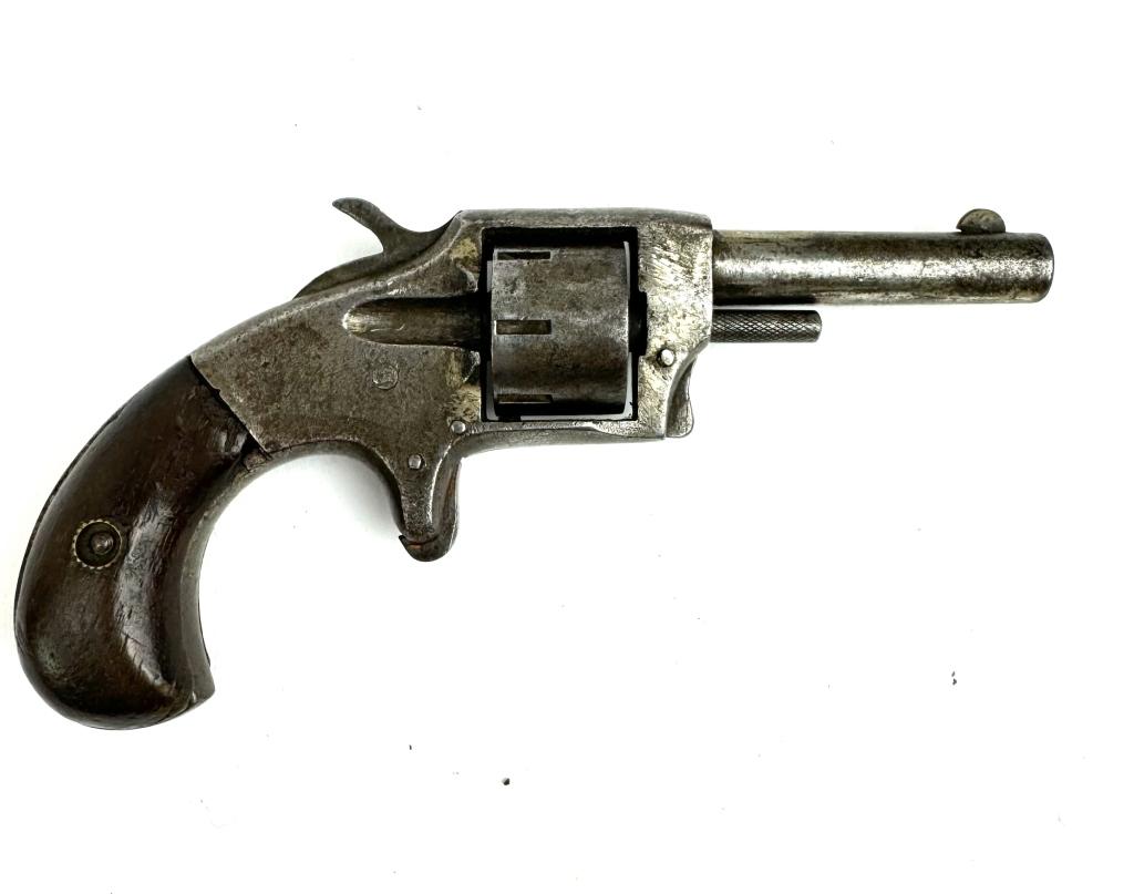 ANTIQUE .22 RF SPUR TRIGGER REVOLVER "DEFENDER"