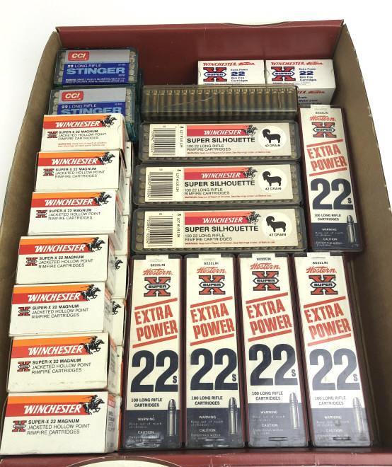 1900 ROUNDS MIXED LOT .22 AMMUNITION