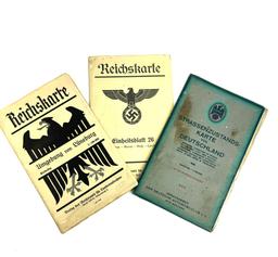 LOT (3) WWII GERMAN MAPS