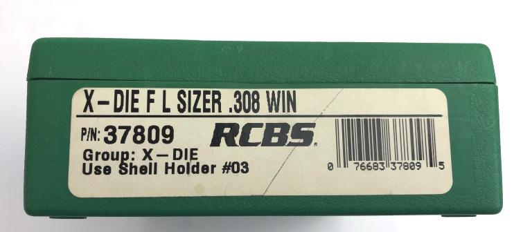 RCBS X-DIE FL SIZER DIE .308 WIN.