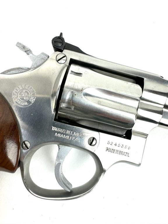 TAURUS MODEL 66 STAINLESS 6" REVOLVER .357 MAG.