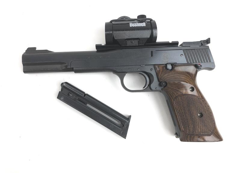 S&W MODEL 41 PISTOL .22 LR WITH BUSHNELL SCOPE