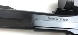 S&W MODEL 41 PISTOL .22 LR WITH BUSHNELL SCOPE