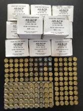 AMMO CAN WITH 370 RNDS. MIXED LOT .45 ACP