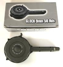 50 ROUND DRUM MAG FOR GLOCK 9MM NEW IN BOX