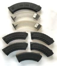 LOT (8) AK-47 POLYMER MAGAZINES 7.62X39