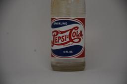 12 oz. Pepsi Cola Bottle, Mattoon, Illinois