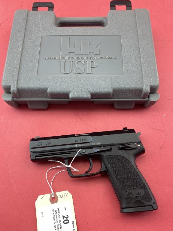 H&K USP .40 S&W Pistol