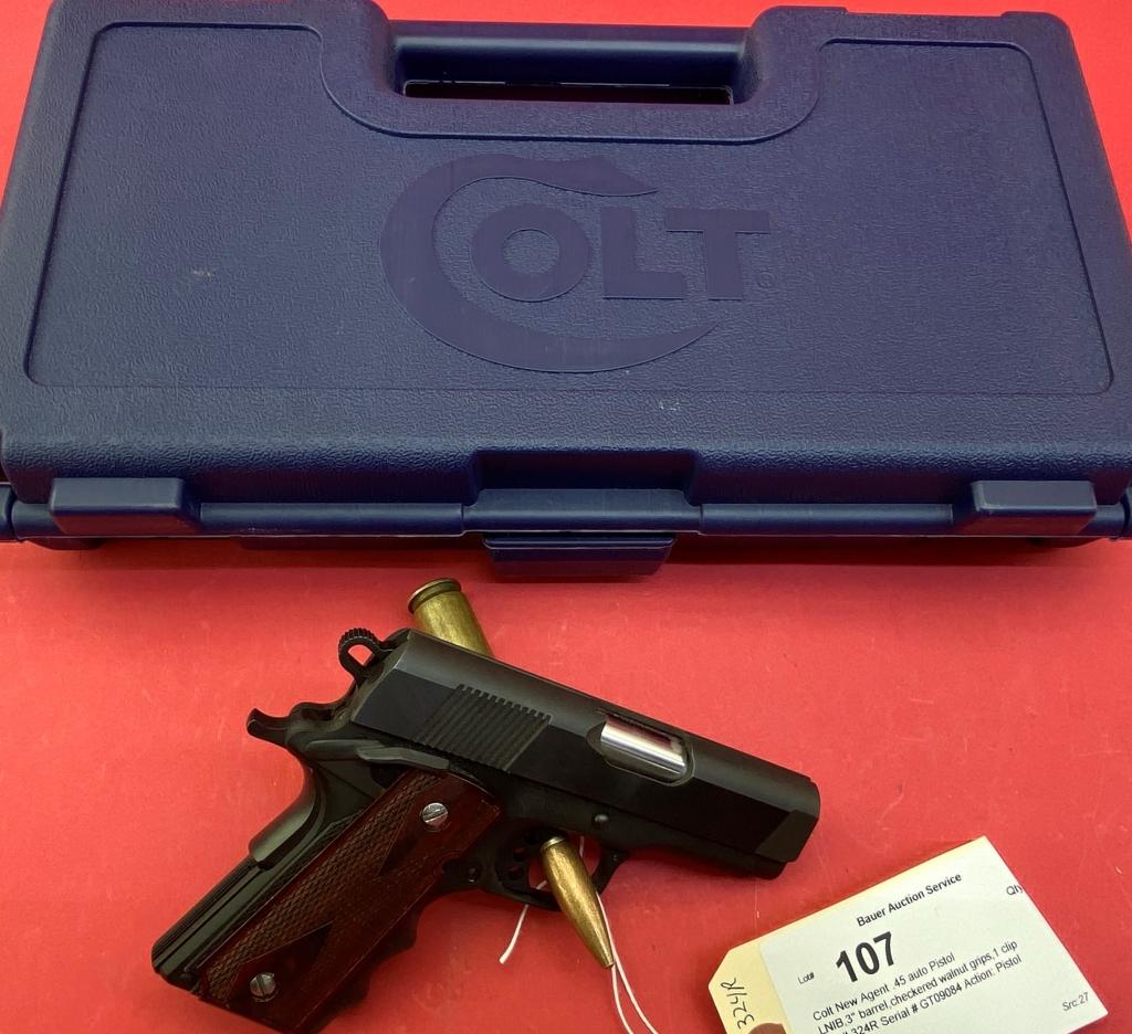 Colt New Agent .45 auto Pistol