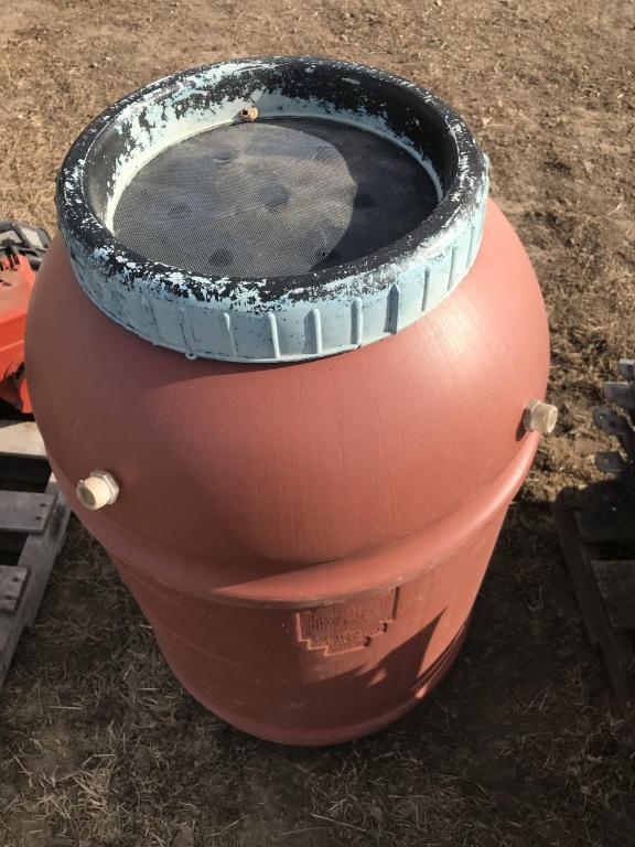 Plastic Rain Barrel For Plants