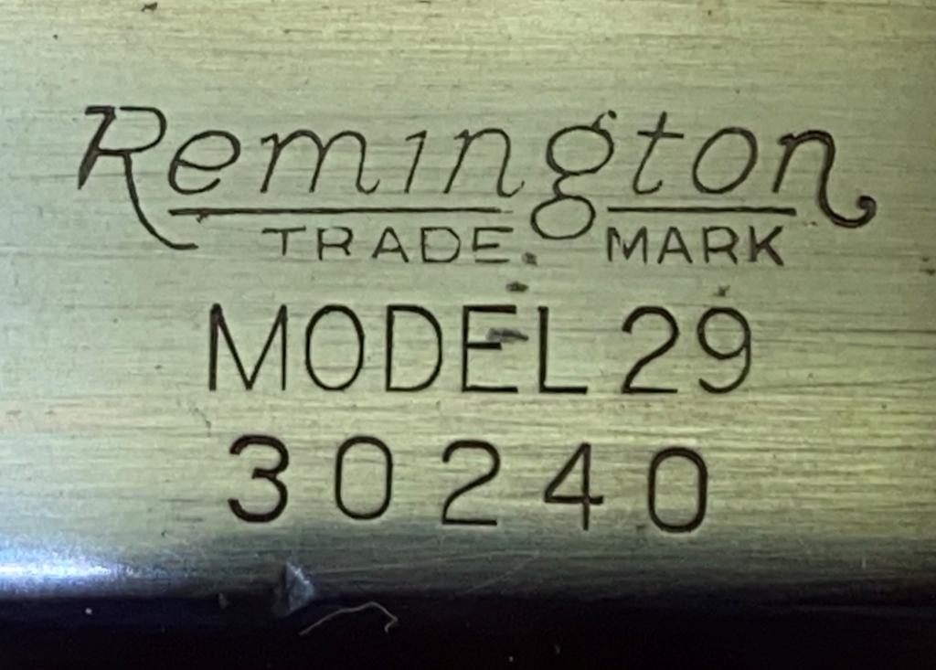 Remington 29 12 ga Shotgun