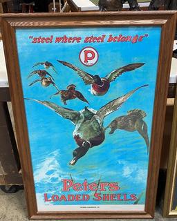 Large Framed Peters Duck Print