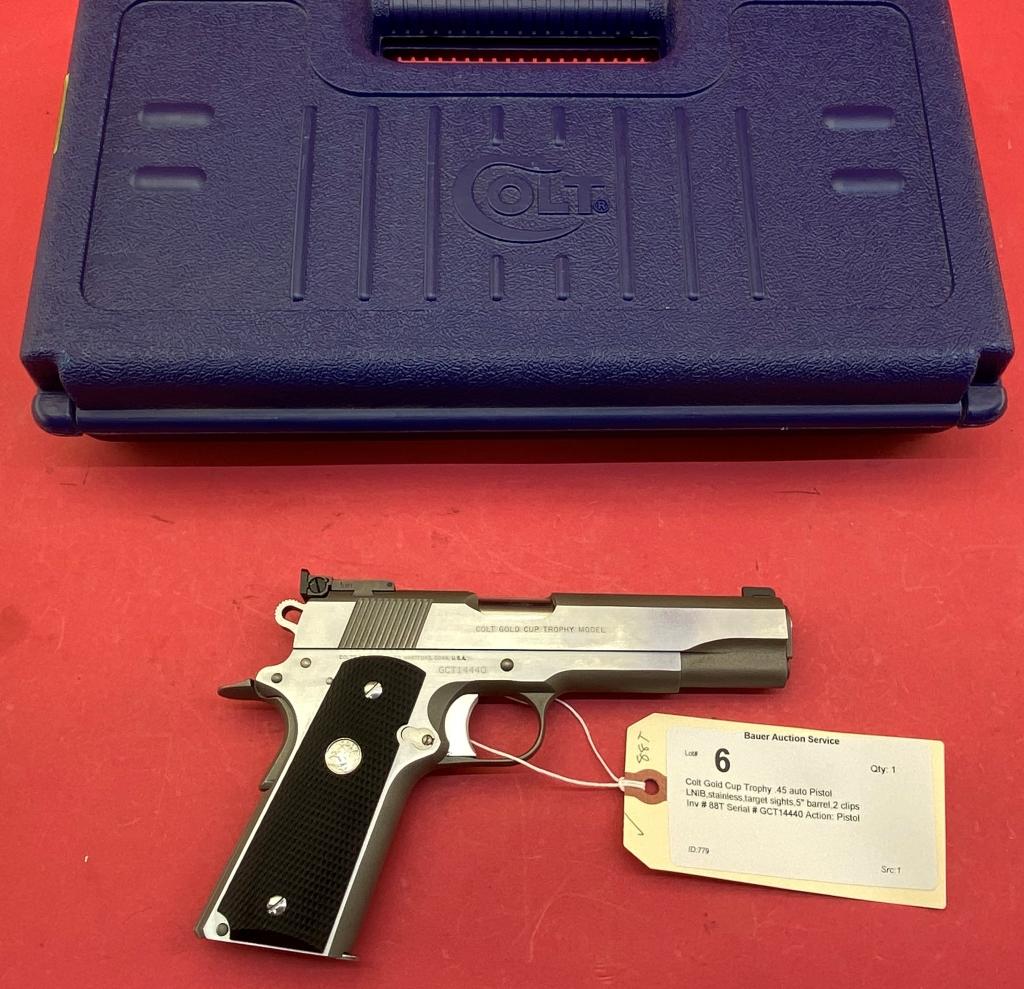 Colt Gold Cup Trophy .45 Auto Pistol