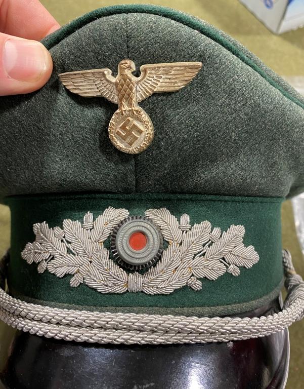 German Forestry Officer's Hat W/shoulder Boards