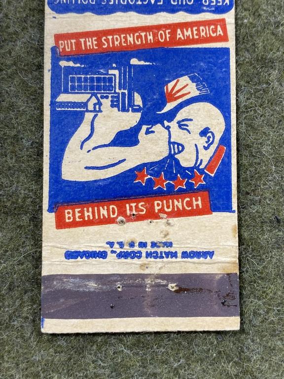 4 - Ww2 War Effort Matchbook Covers