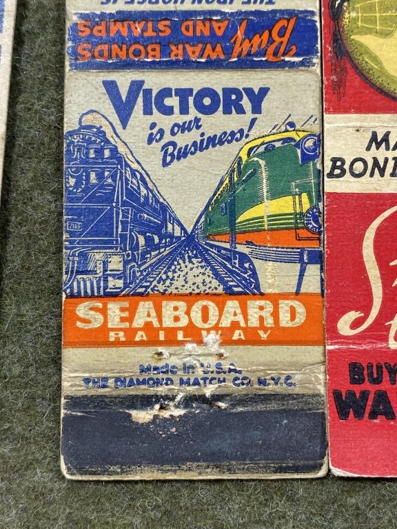 4 - Ww2 War Effort Matchbook Covers