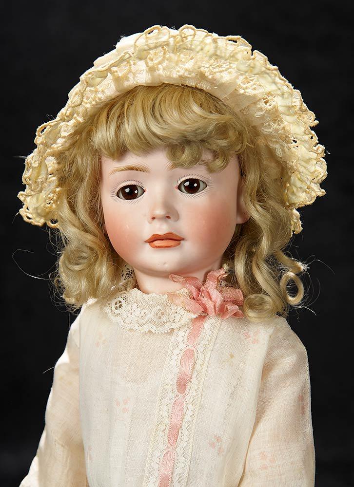 Rare German Bisque Character Doll, Model 2033, by Bruno Schmidt Known as "Wendy" 5500/7500