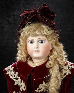 Exceptional French Bisque Early Portrait Bebe in Grand Exhibition Size 20,000/30,000