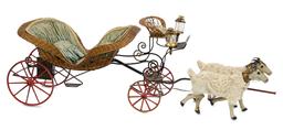 Outstanding French Mechanical Double-Goat Cabriolet from the Napoleon III Era 4500/5500