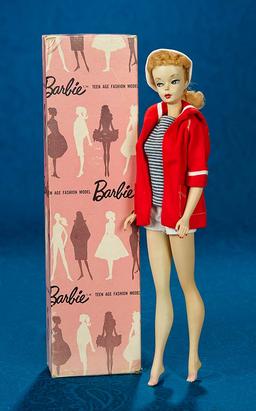 Blonde Ponytail Barbie, #1 Issue in "Resort Set " Dressed Box 2500/3500