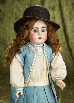 18" German bisque child doll, 247, by Bahr and Proschild. $500/700