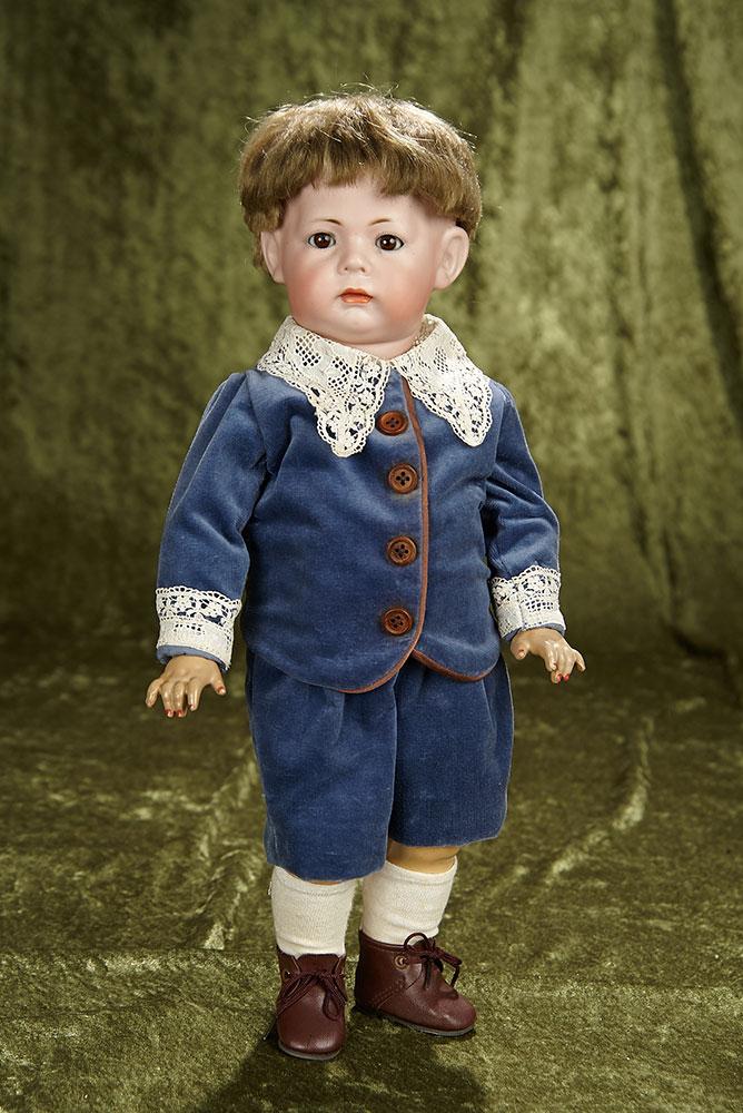 16" German bisque character, 115A, "Phillip" by Kammer and Reinhardt, toddler body. $1200/1600