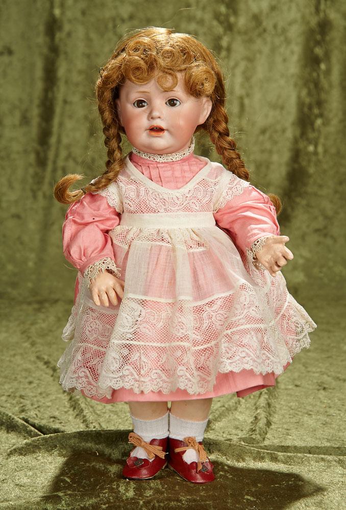 15" German bisque toddler known as Baby Jean, model 247, by Kestner. $800/1100